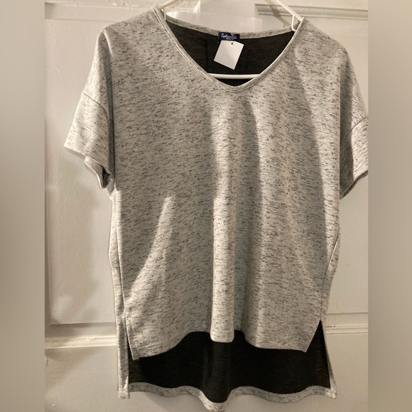 Splendid Tops - Splendid Heather Gray V-Neck Tee